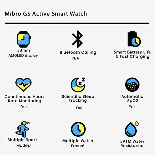 Mibro GS Active Smart Watch
